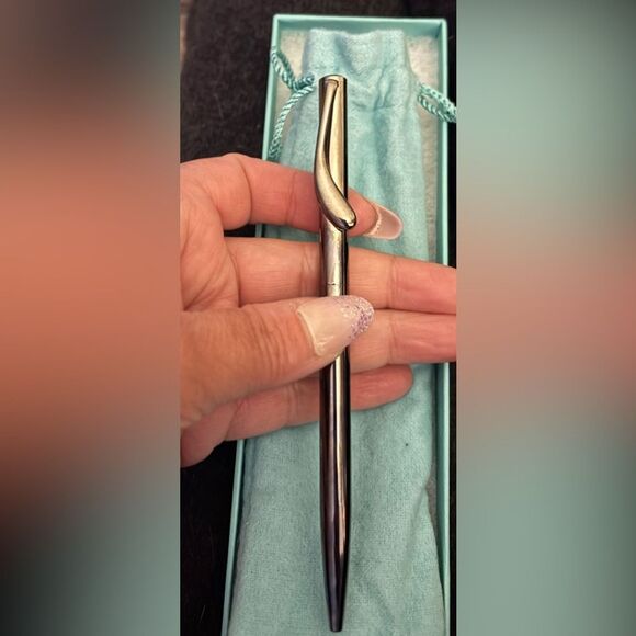Tiffany & Co. Accessories - Tiffany & Co. Elsa Peretti Silver Teardrop Ballpoint Pen